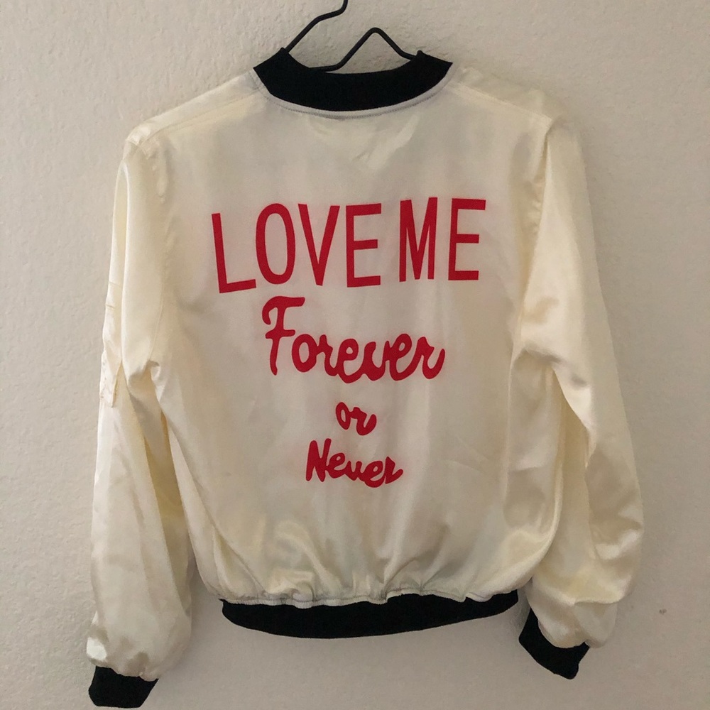 I’ve me forever or never bomber